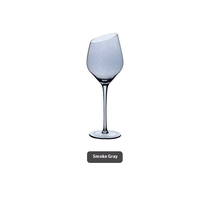 Beveled Crystal Goblet for Red Wine and Champagne