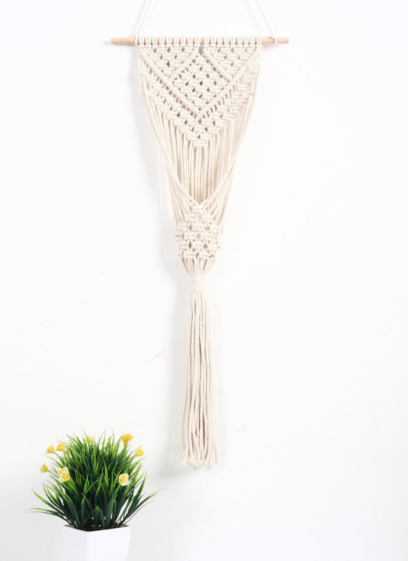 Woven Net Flower Basket for Wall Decoration