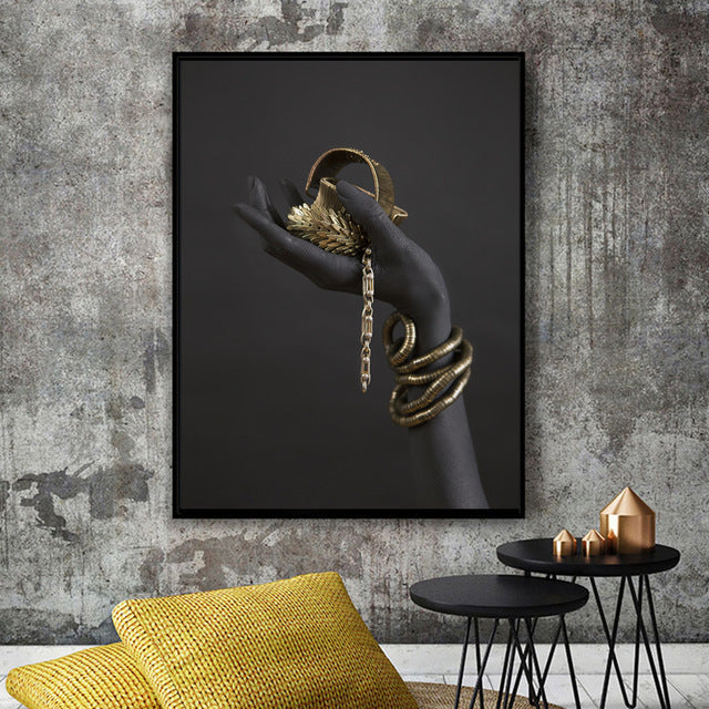 Elegant African Woman Wall Art