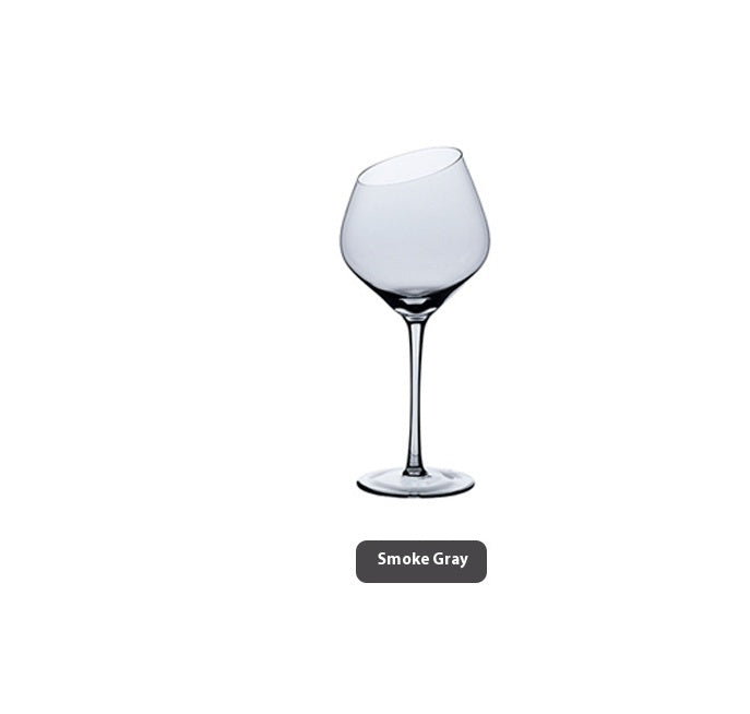 Beveled Crystal Goblet for Red Wine and Champagne