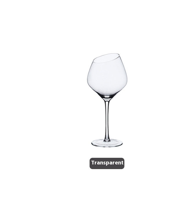 Beveled Crystal Goblet for Red Wine and Champagne