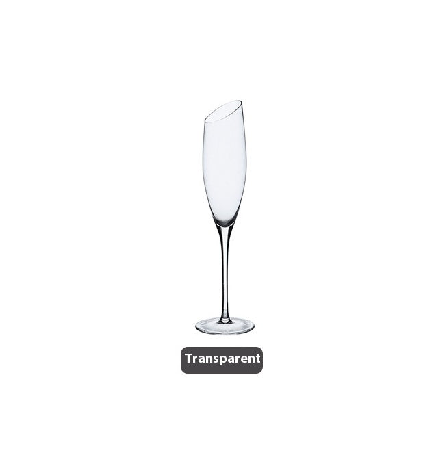 Beveled Crystal Goblet for Red Wine and Champagne