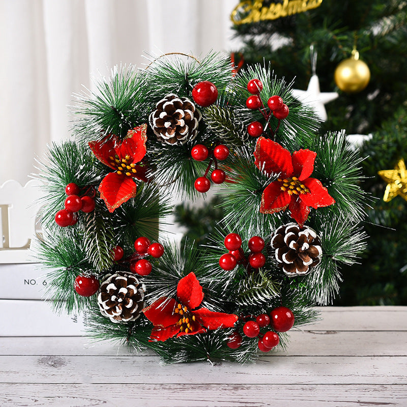 Handmade Christmas Wreath for Door Decoration